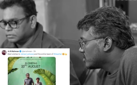 “மாரி செல்வராஜின் ‘வாழை’  திரைப்படத்திற்கு வாழ்த்து தெரிவித்த A.R.Rahman