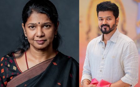 விஜய்யை புகழ்ந்து பேசிய கனிமொழி!