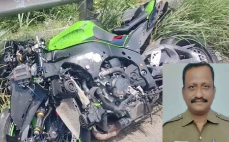 ரோந்து பணியில் ஈடுபட்ட காவல் அதிகாரி பலி!
