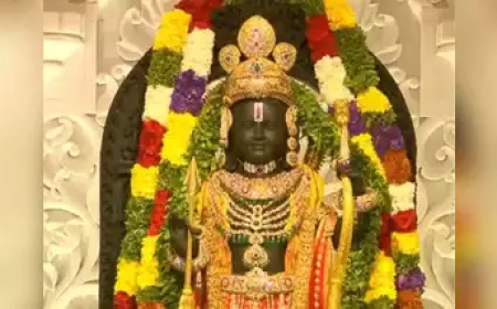 அயோத்தியில் பிரம்மாண்டமாக கொண்டாடப்பட்ட ராமநவமி