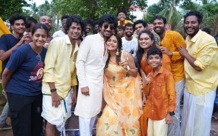 அர்ஜுன் தாஸ் மற்றும் அதிதி ஷங்கர் இனைந்து நடிக்கும் புதிய படத்தின் படப்பிடிப்பு நிறைவு | SHOOT WRAP | Arjun das | Aditi Shankar