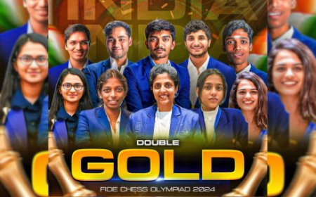 45-வது செஸ் ஒலிம்பியாட்: இந்திய ஆண்கள் மற்றும் பெண்கள் அணிகள் தங்கம் வென்று சாதனை | Chess Olympiad