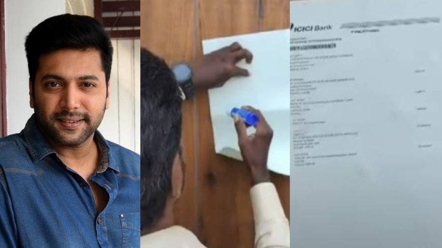 நடிகர் ரவி மோகன் வீட்டை ஜப்தி செய்த அதிகாரிகள்!