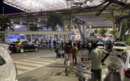 திடீர் சோதனையால் முடங்கிய விமான நிலையம்!