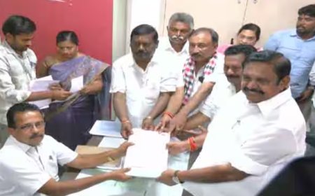 பரபரக்கும் அரசியல் களம்.... கட்சி தலைவர்கள் வேட்பு மனு தாக்கல்!