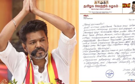 தொண்டர்களுக்கு விஜய் உருக்கமான கடிதம்!