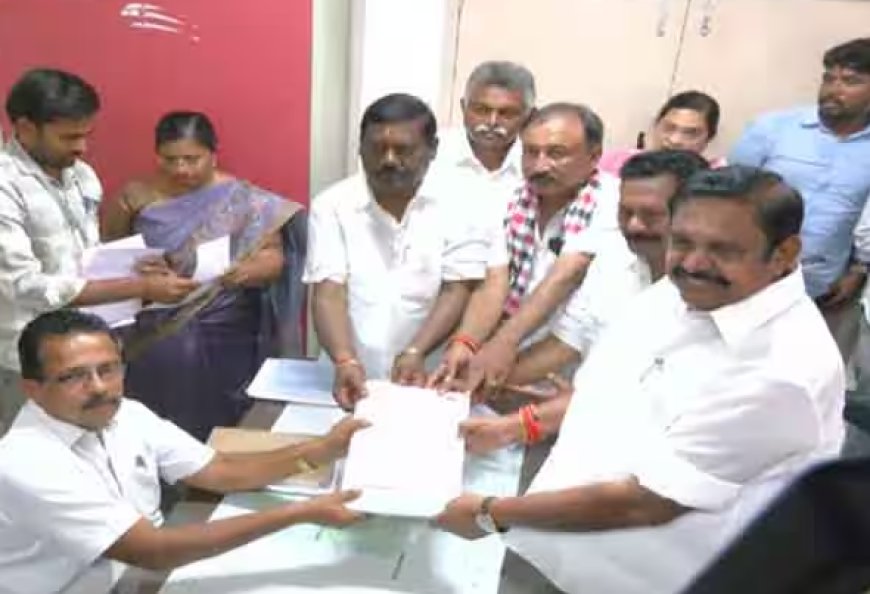 பரபரக்கும் அரசியல் களம்.... கட்சி தலைவர்கள் வேட்பு மனு தாக்கல்!