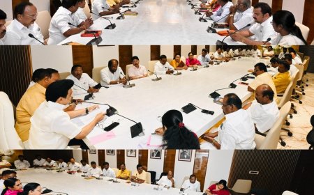 ஸ்டாலினுடன் தலைவர்கள் முக்கிய சந்திப்பு